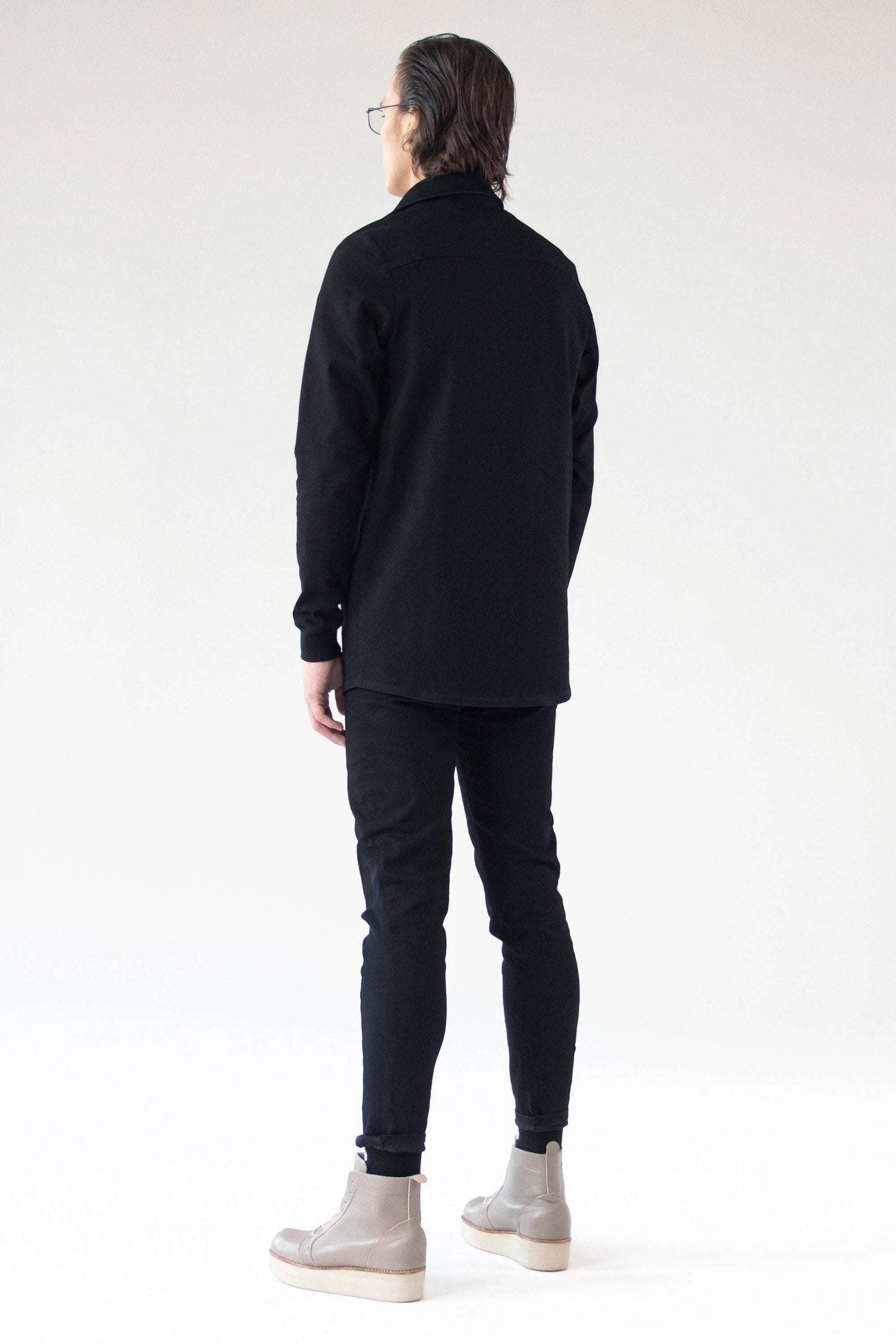 Unisex Denim Shirt SEEKER - black