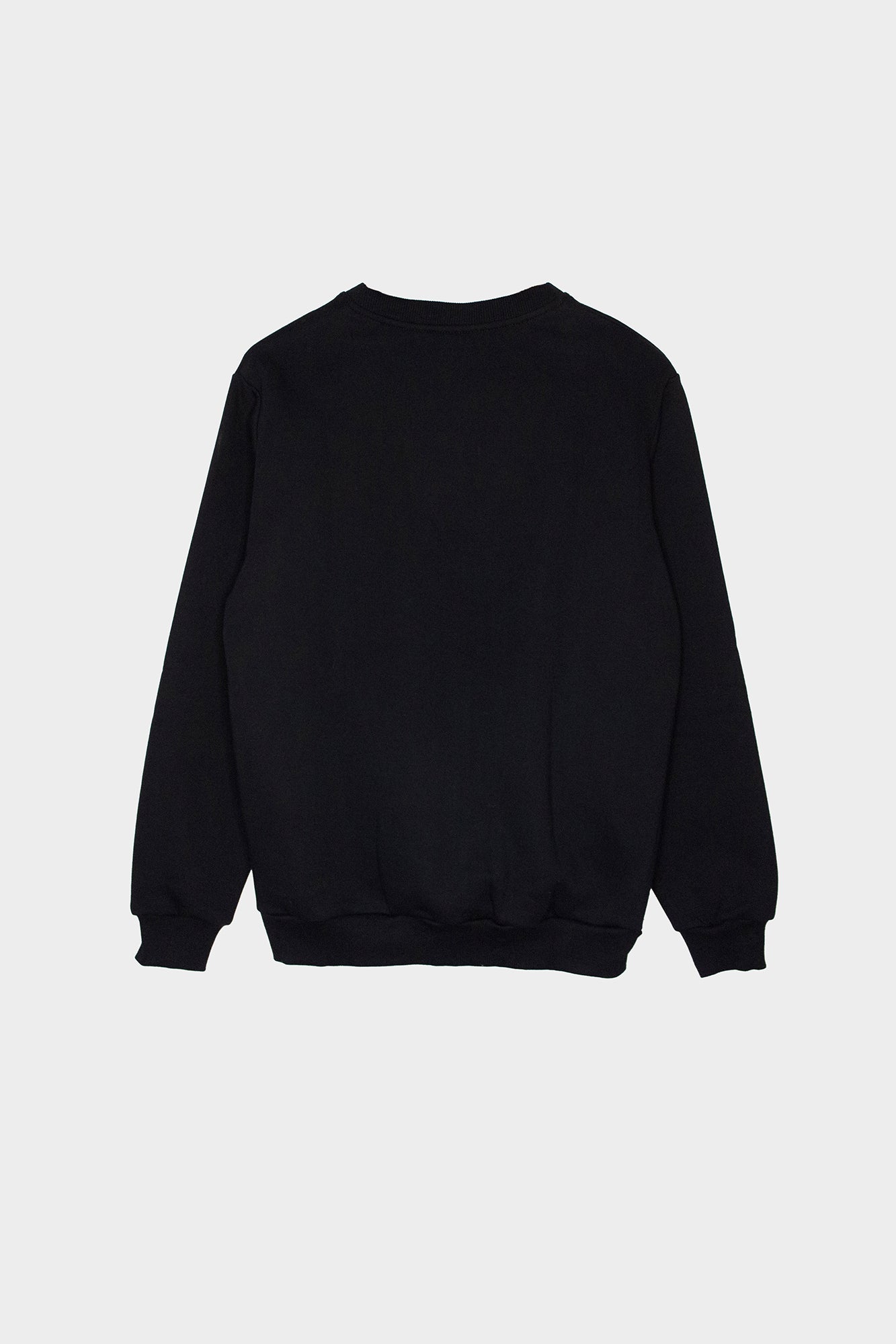 One Wolf Logo Sweater black - brushed
